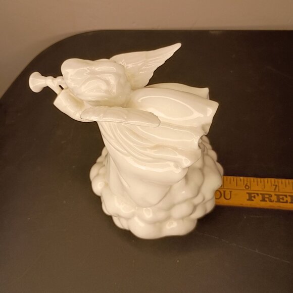 Vintage Schmid Angel Rotating Music Box Plays Ave Maria Wind Up Works 1980's - Picture 10 of 15